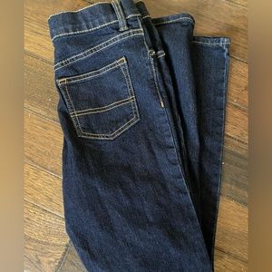 Navy skinny jeans